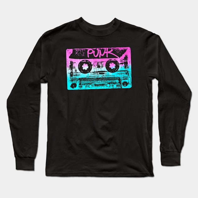 PUNK MIX TAPE Long Sleeve T-Shirt by BG305